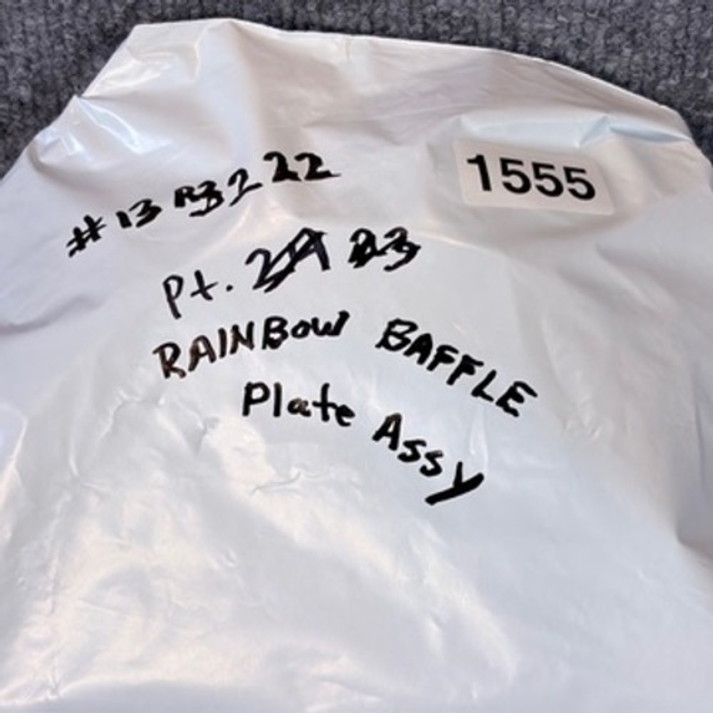 Rainbow Baffle Plate Assembly R3222 R2723 Brown Vacuum Replacement Part - Picture 4 of 6
